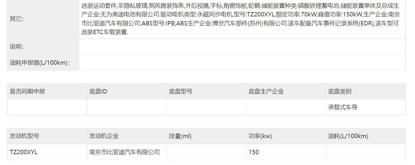 细节还是简单点好，比亚迪海豹申报信息曝光