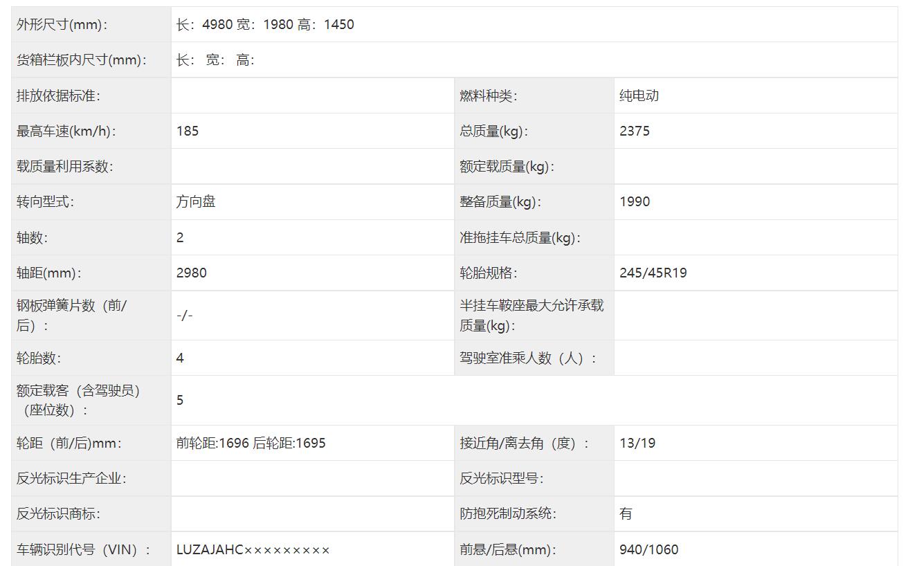 前期主推纯电动版，哪吒S申报信息曝光